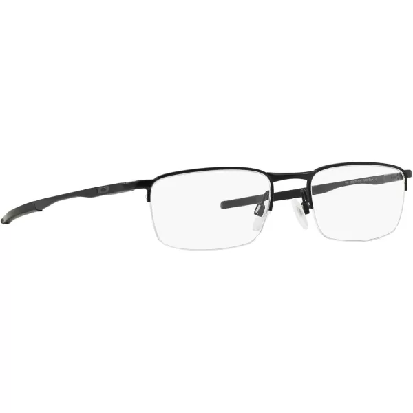 imageOakley Mens Ox3174 Barrelhouse 05 Rectangular Prescription Eyeglass FramesMatte BlackDemo Lens