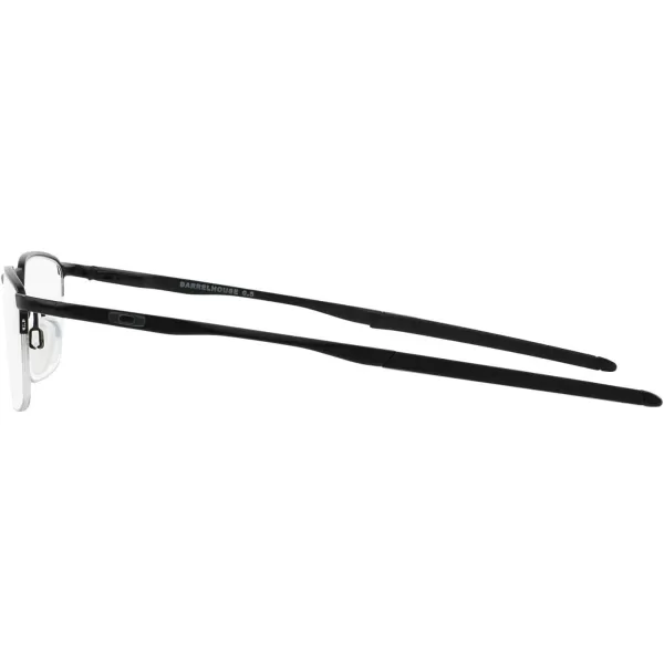 imageOakley Mens Ox3174 Barrelhouse 05 Rectangular Prescription Eyeglass FramesMatte BlackDemo Lens