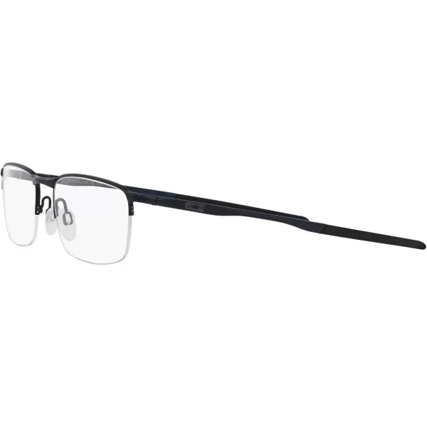 imageOakley Mens Ox3174 Barrelhouse 05 Rectangular Prescription Eyeglass FramesMatte MidnightDemo Lens