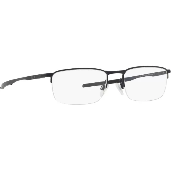 imageOakley Mens Ox3174 Barrelhouse 05 Rectangular Prescription Eyeglass FramesMatte MidnightDemo Lens