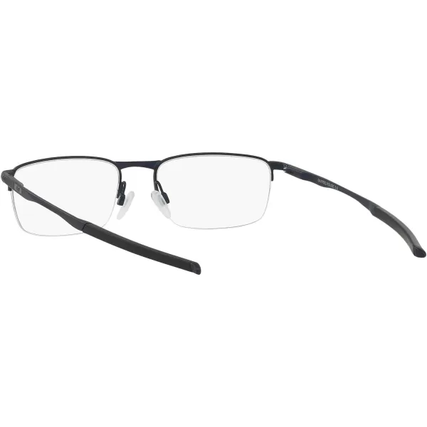 imageOakley Mens Ox3174 Barrelhouse 05 Rectangular Prescription Eyeglass FramesMatte MidnightDemo Lens