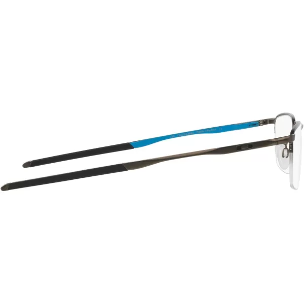 imageOakley Mens Ox3174 Barrelhouse 05 Rectangular Prescription Eyeglass FramesPewter Sky BlueDemo Lens