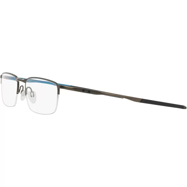 imageOakley Mens Ox3174 Barrelhouse 05 Rectangular Prescription Eyeglass FramesPewter Sky BlueDemo Lens