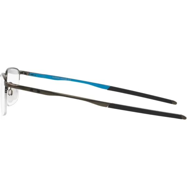 imageOakley Mens Ox3174 Barrelhouse 05 Rectangular Prescription Eyeglass FramesPewter Sky BlueDemo Lens