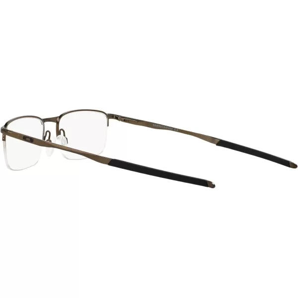 imageOakley Mens Ox3174 Barrelhouse 05 Rectangular Prescription Eyeglass FramesPewterDemo Lens