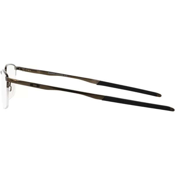 imageOakley Mens Ox3174 Barrelhouse 05 Rectangular Prescription Eyeglass FramesPewterDemo Lens