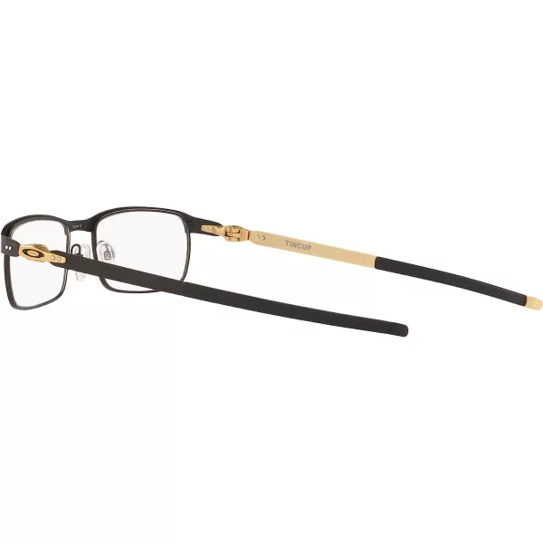imageOakley Mens Ox3184 Tincup Rectangular Prescription Eyeglass Frames Satin Black Satin GoldDemo Lens 54 mmOakley Mens Ox3184 Tincup Rectangular Prescription Eyeglass Frames Satin Black Satin GoldDemo Lens 54 mm