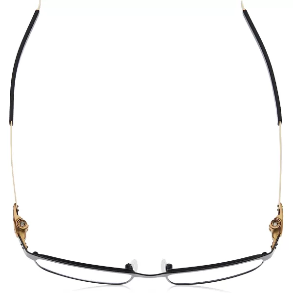 imageOakley Mens Ox3184 Tincup Rectangular Prescription Eyeglass Frames Satin Black Satin GoldDemo Lens 54 mmOakley Mens Ox3184 Tincup Rectangular Prescription Eyeglass Frames Satin Black Satin GoldDemo Lens 54 mm