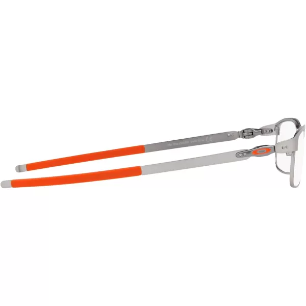 imageOakley Mens Ox3184 Tincup Rectangular Prescription Eyeglass FramesMatte SilverDemo Lens
