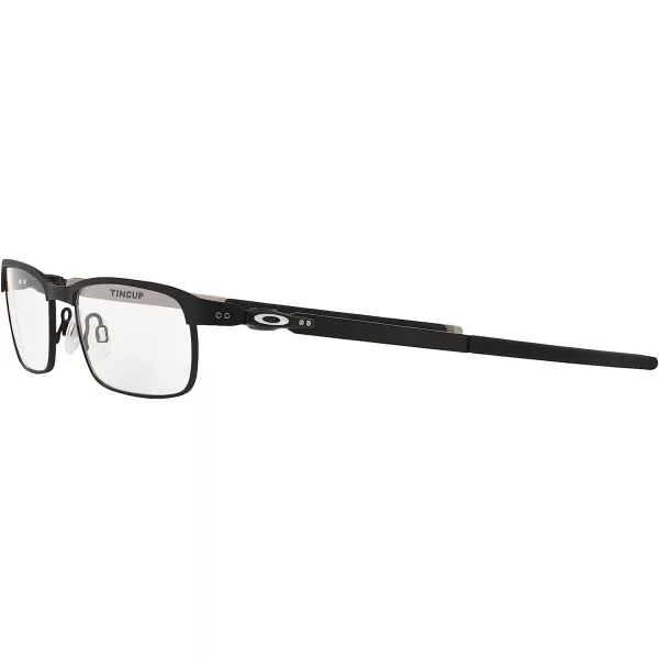 imageOakley Mens Ox3184 Tincup Rectangular Prescription Eyeglass FramesPowder CoalDemo Lens