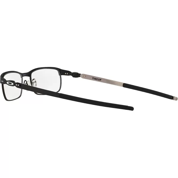imageOakley Mens Ox3184 Tincup Rectangular Prescription Eyeglass FramesPowder CoalDemo Lens