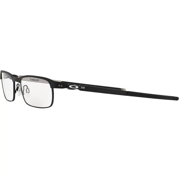 imageOakley Mens Ox3184 Tincup Rectangular Prescription Eyeglass FramesPowder CoalDemo Lens