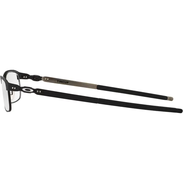 imageOakley Mens Ox3184 Tincup Rectangular Prescription Eyeglass FramesPowder CoalDemo Lens
