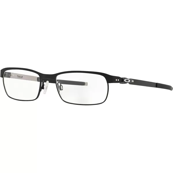 imageOakley Mens Ox3184 Tincup Rectangular Prescription Eyeglass FramesPowder CoalDemo Lens