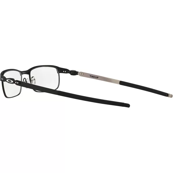 imageOakley Mens Ox3184 Tincup Rectangular Prescription Eyeglass FramesPowder CoalDemo Lens