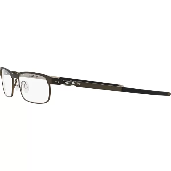 imageOakley Mens Ox3184 Tincup Rectangular Prescription Eyeglass FramesPowder PewterDemo Lens