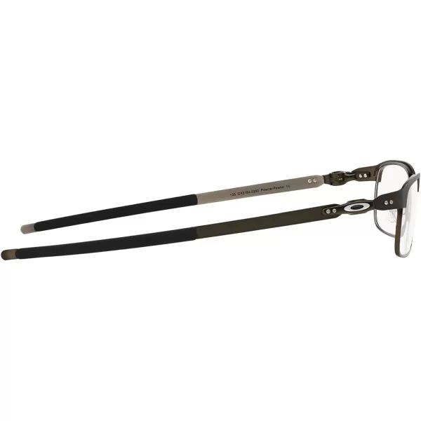 imageOakley Mens Ox3184 Tincup Rectangular Prescription Eyeglass FramesPowder PewterDemo Lens