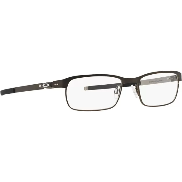 imageOakley Mens Ox3184 Tincup Rectangular Prescription Eyeglass FramesPowder PewterDemo Lens