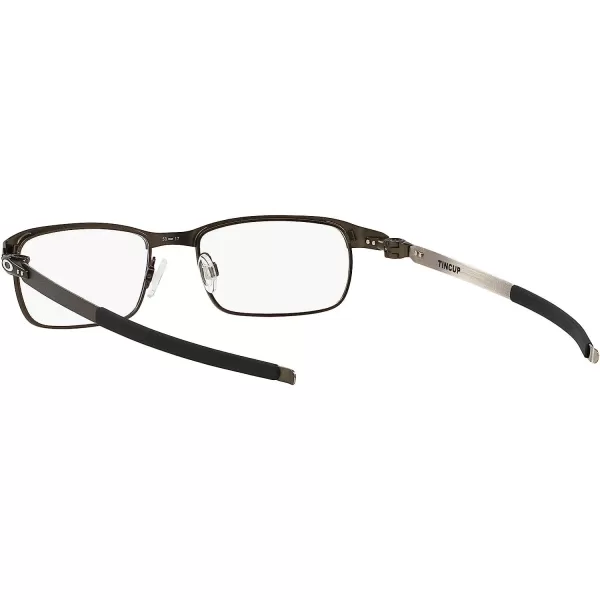 imageOakley Mens Ox3184 Tincup Rectangular Prescription Eyeglass FramesPowder PewterDemo Lens