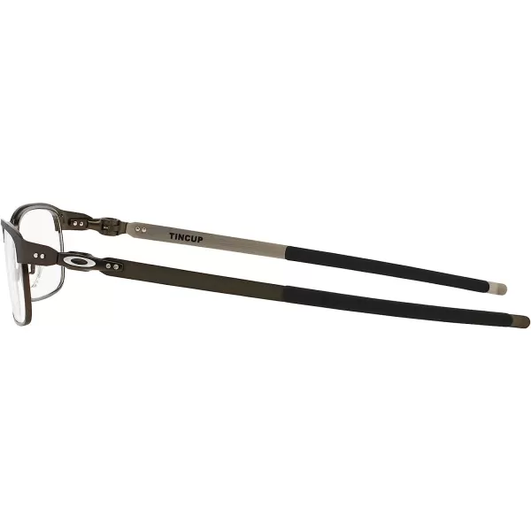 imageOakley Mens Ox3184 Tincup Rectangular Prescription Eyeglass FramesPowder PewterDemo Lens