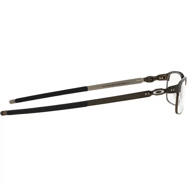 imageOakley Mens Ox3184 Tincup Rectangular Prescription Eyeglass FramesPowder PewterDemo Lens
