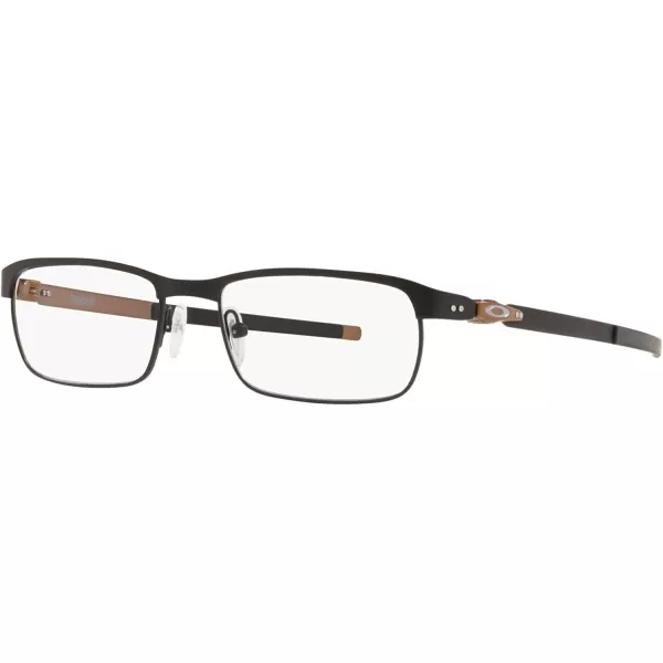 imageOakley Mens Ox3184 Tincup Rectangular Prescription Eyeglass FramesSatin Black BronzeDemo Lens
