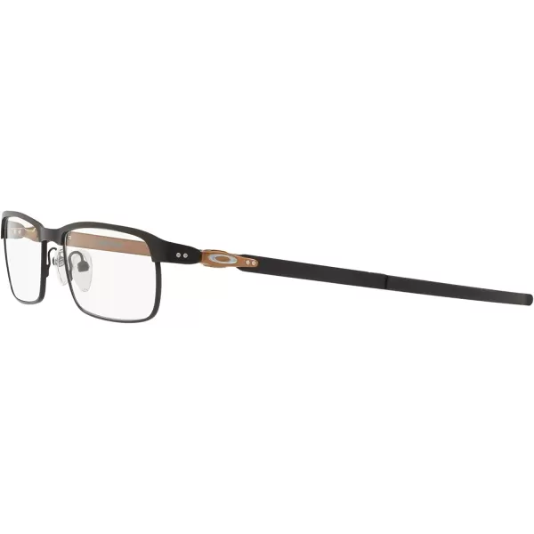 imageOakley Mens Ox3184 Tincup Rectangular Prescription Eyeglass FramesSatin Black BronzeDemo Lens