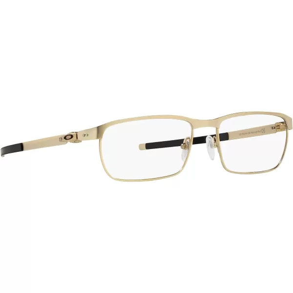 imageOakley Mens Ox3184 Tincup Rectangular Prescription Eyeglass FramesSatin Light GoldDemo Lens