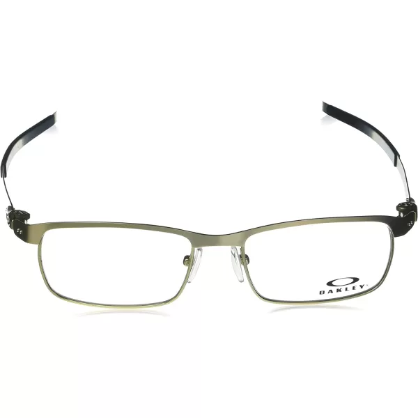imageOakley Mens Ox3184 Tincup Rectangular Prescription Eyeglass FramesSatin Light GoldDemo Lens