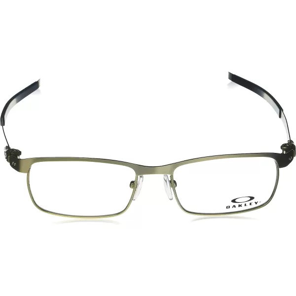 imageOakley Mens Ox3184 Tincup Rectangular Prescription Eyeglass FramesSatin Light GoldDemo Lens