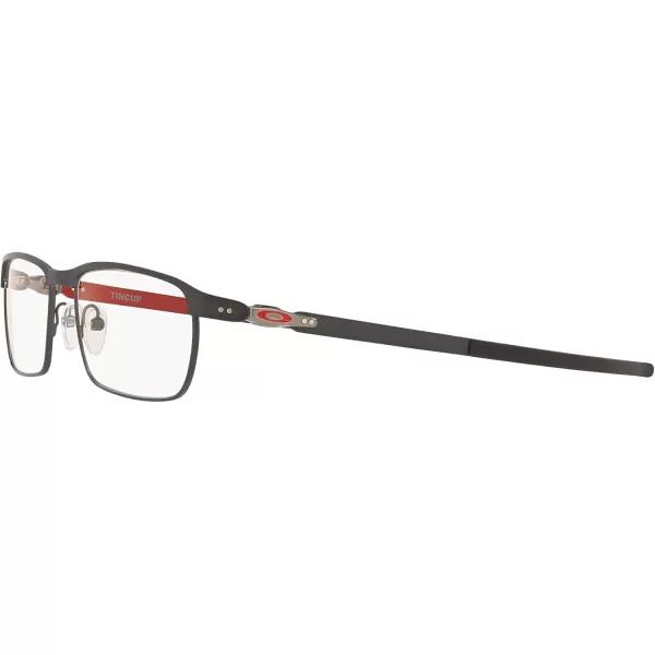 imageOakley Mens Ox3184 Tincup Rectangular Prescription Eyeglass FramesSatin Light SteelDemo Lens