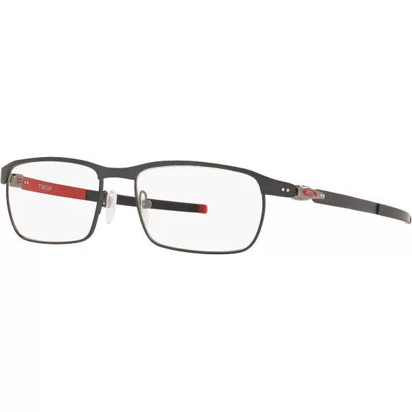 imageOakley Mens Ox3184 Tincup Rectangular Prescription Eyeglass FramesSatin Light SteelDemo Lens