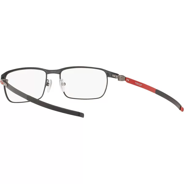 imageOakley Mens Ox3184 Tincup Rectangular Prescription Eyeglass FramesSatin Light SteelDemo Lens