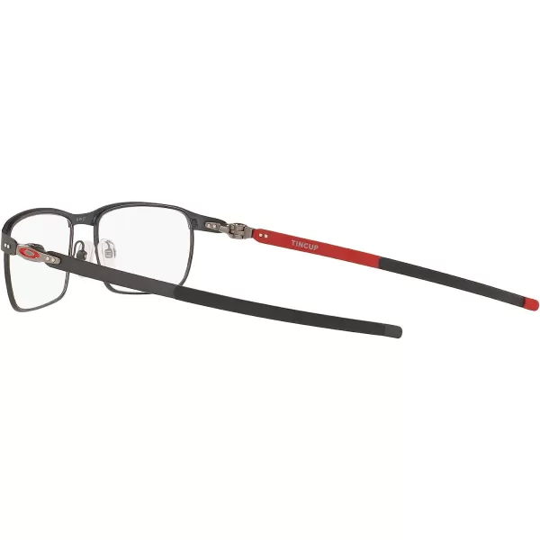 imageOakley Mens Ox3184 Tincup Rectangular Prescription Eyeglass FramesSatin Light SteelDemo Lens