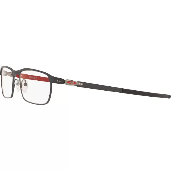 imageOakley Mens Ox3184 Tincup Rectangular Prescription Eyeglass FramesSatin Light SteelDemo Lens