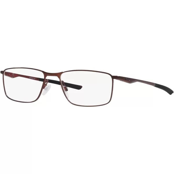 imageOakley Mens Ox3217 Socket 50 Rectangular Prescription Eyeglass FramesBrushed GrenacheDemo Lens