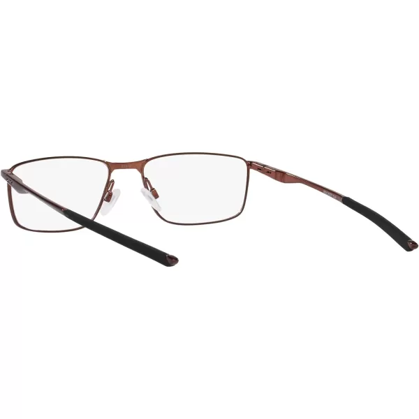 imageOakley Mens Ox3217 Socket 50 Rectangular Prescription Eyeglass FramesBrushed GrenacheDemo Lens