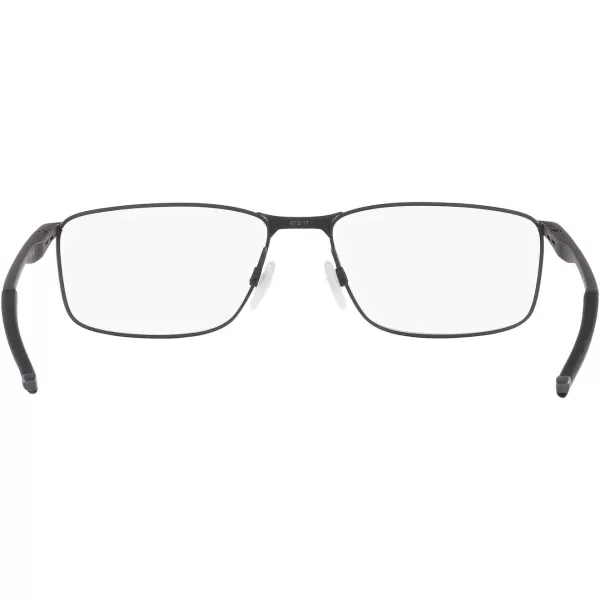 imageOakley Mens Ox3217 Socket 50 Rectangular Prescription Eyeglass FramesDark Matte SilverBlue ColorshiftDemo Lens