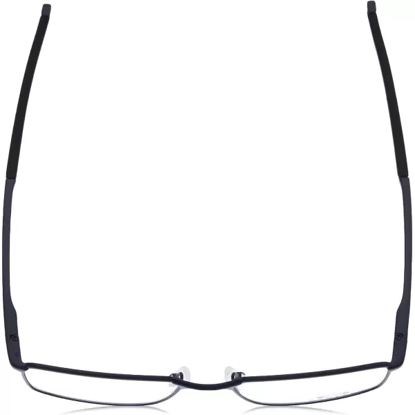 imageOakley Mens Ox3217 Socket 50 Rectangular Prescription Eyeglass FramesMatte Dark NavyDemo Lens