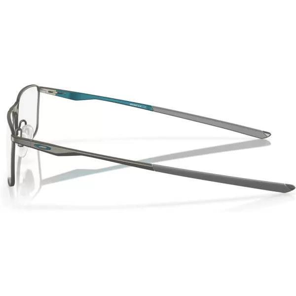 imageOakley Mens Ox3217 Socket 50 Rectangular Prescription Eyeglass FramesMatte GunmetalDemo Lens