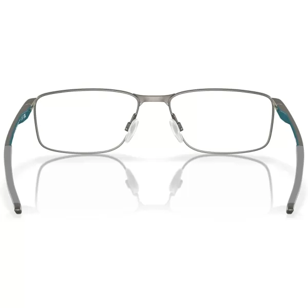 imageOakley Mens Ox3217 Socket 50 Rectangular Prescription Eyeglass FramesMatte GunmetalDemo Lens