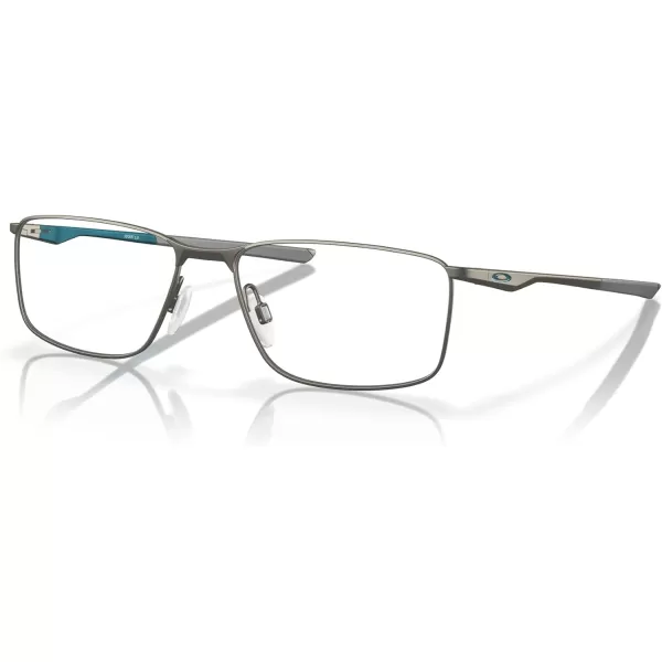 imageOakley Mens Ox3217 Socket 50 Rectangular Prescription Eyeglass FramesMatte GunmetalDemo Lens