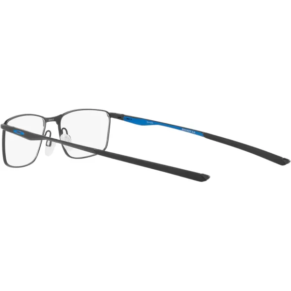 imageOakley Mens Ox3217 Socket 50 Rectangular Prescription Eyeglass FramesSatin Black BlueDemo Lens