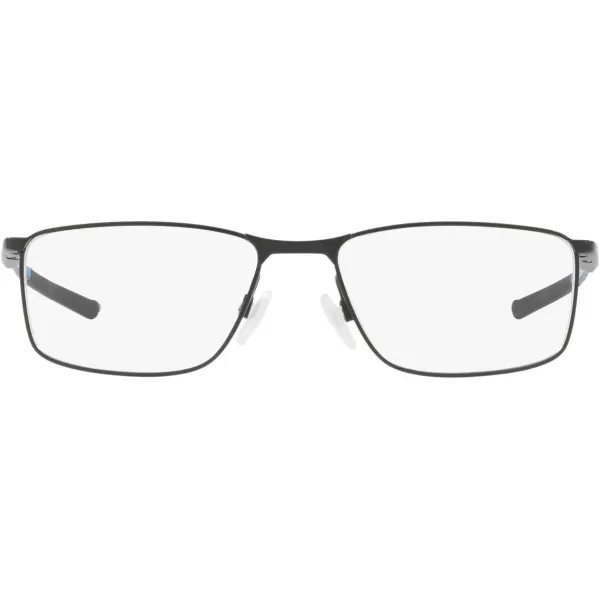 imageOakley Mens Ox3217 Socket 50 Rectangular Prescription Eyeglass FramesSatin Black BlueDemo Lens