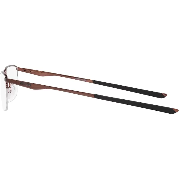 imageOakley Mens Ox3218 Socket 55 Rectangular Prescription Eyeglass FramesBrushed GrenacheDemo Lens