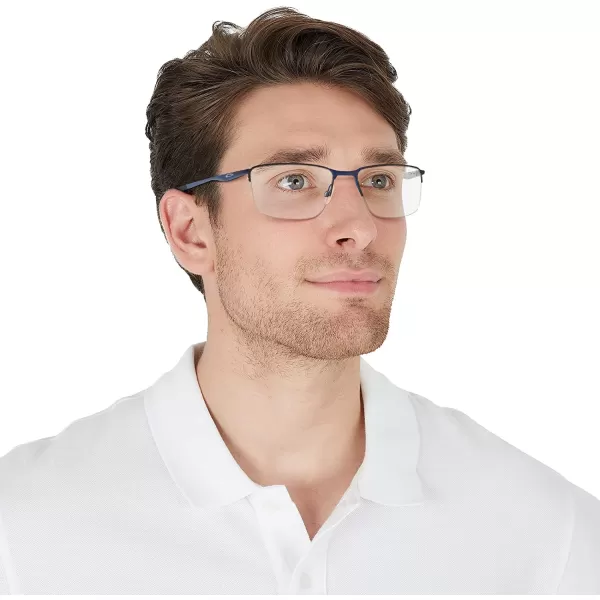 imageOakley Mens Ox3218 Socket 55 Rectangular Prescription Eyeglass FramesMatte MidnightDemo Lens