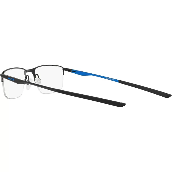 imageOakley Mens Ox3218 Socket 55 Rectangular Prescription Eyeglass FramesSatin BlackDemo Lens