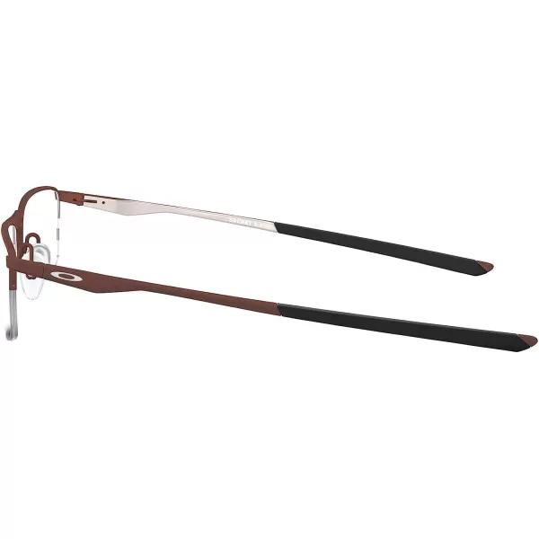 imageOakley Mens Ox3218 Socket 55 Rectangular Prescription Eyeglass FramesSatin CortenDemo Lens