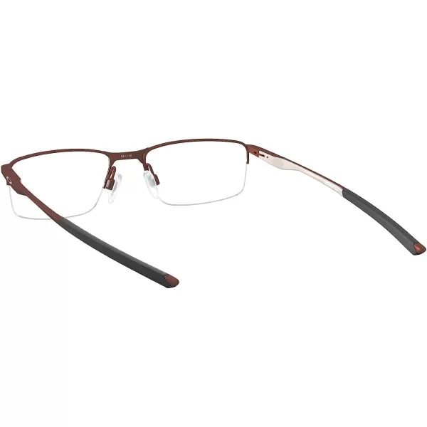 imageOakley Mens Ox3218 Socket 55 Rectangular Prescription Eyeglass FramesSatin CortenDemo Lens