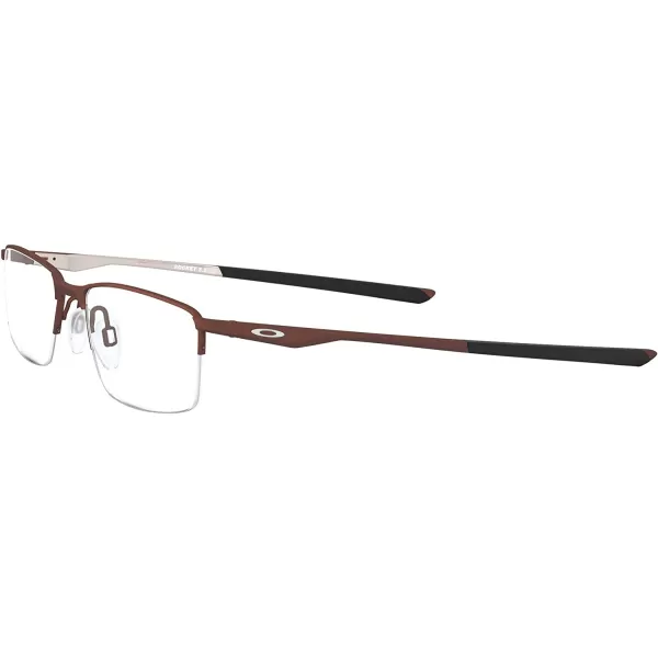 imageOakley Mens Ox3218 Socket 55 Rectangular Prescription Eyeglass FramesSatin CortenDemo Lens